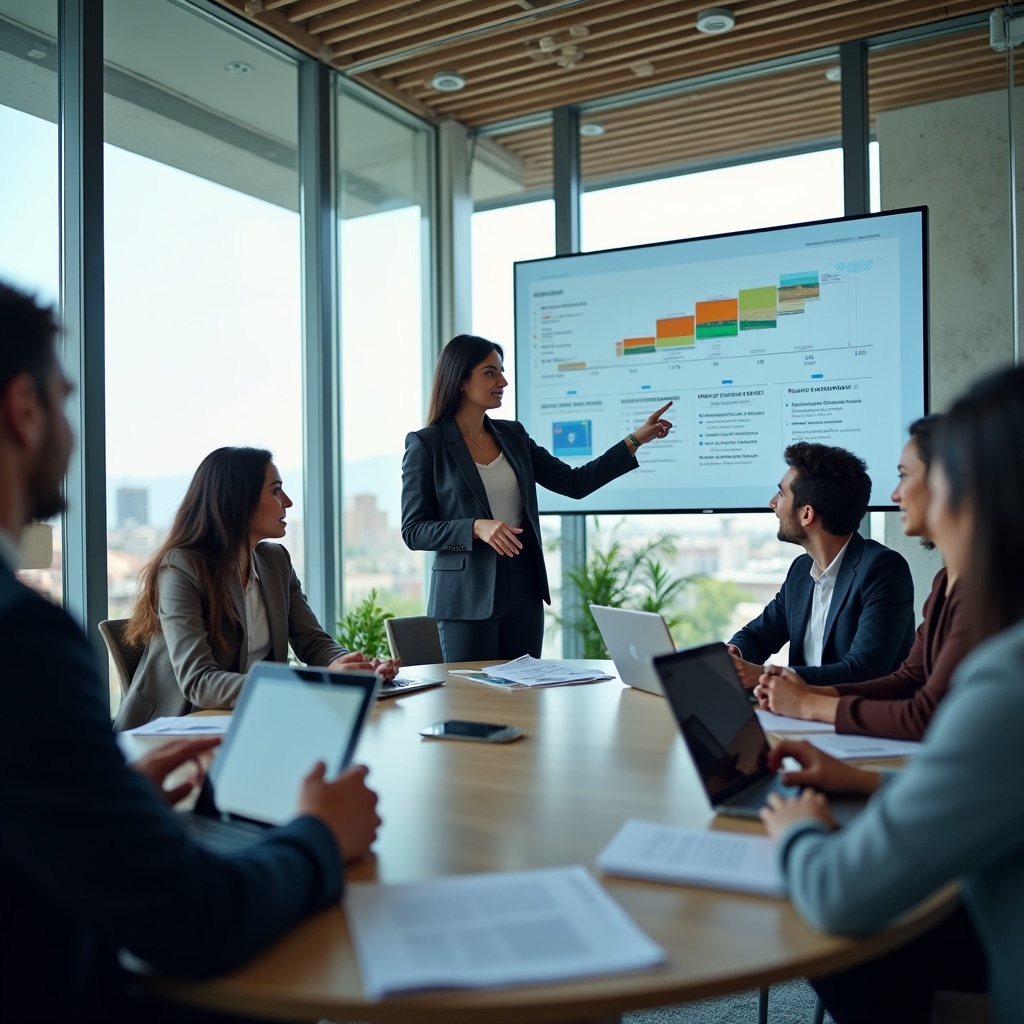 Impresa sociale con team multidisciplinare al lavoro